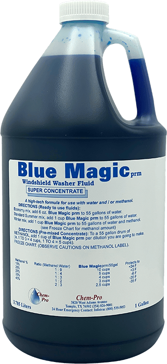 Blue Magic Super Concentrated Windshield Washer Fluid Cleaner